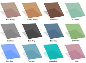 Vente en gros de table basse en verre teinté brun avec noir pour usage extérieur et industriel pour salle de bain - Product Image 5