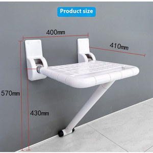 Chaise de bain murale moderne en acier inoxydable <span class=keywords><strong>pour</strong></span> hôpital, siège de <span class=keywords><strong>douche</strong></span> pliable <span class=keywords><strong>pour</strong></span> personnes âgées - Product Image 3
