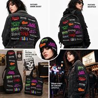 Parches bordados termoadhesivos y para coser, con diseños de banda de música, logotipos de rock, metal, punk, texto, góticos, divertidos, de paz y coexistencia