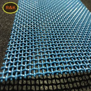 Polyester Plain Square Hole Weave Máy Sấy Lưới Vải Dệt Vải Cho Nhà Máy Giấy