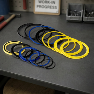 ชุดซีลโอริงพร้อมวงแหวนยางสีดำ น้ำเงิน เหลือง สำหรับซีลระบบไฮดรอลิก - Product Image 1