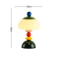 Lampe de bureau créative multicolore pour chambre d'enfant, protection des yeux, lampe de bureau tactile rechargeable amusante pour chambre à coucher