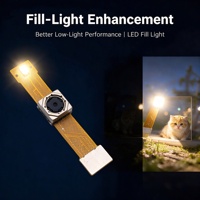 Module de caméra MIPI 8MP 4K avec autofocus, sans distorsion, lumière d'appoint, câble flexible FPC pour tablette, idéal pour la photographie et la vidéo (personnalisable)