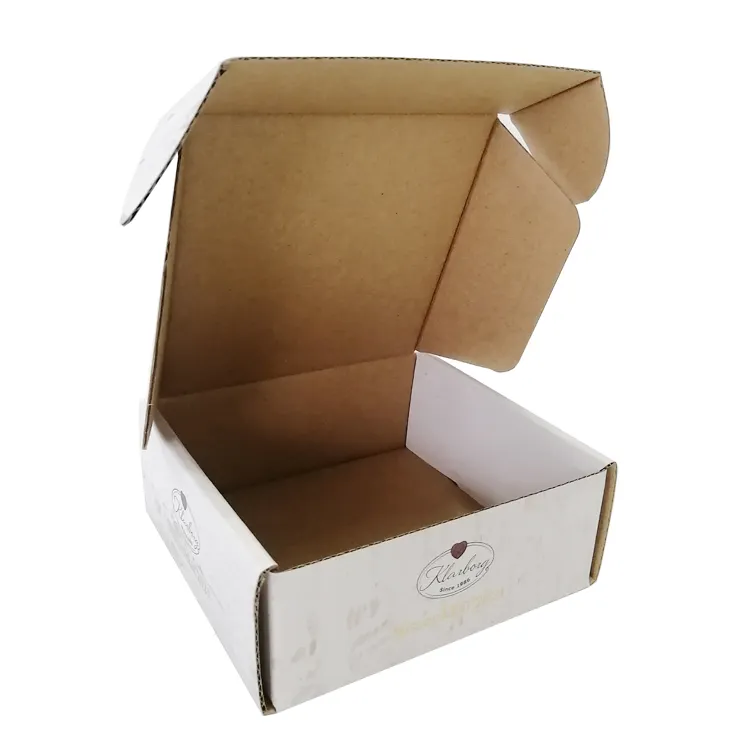 Großhandel Karton Geschenk verpackung Versand kartons mit Gold Heiß prägung