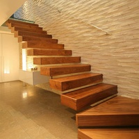 DAIYA 304 s. s En Acier Inoxydable Balustrade d'intérieur de Balustrade En Verre D'escalier Escaliers bricolage flottant lit mezzanine avec escaliers