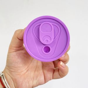 Couvercles en silicone pour canettes de bière de 16 oz, vierges pour sublimation, en provenance de notre entrepôt aux États-Unis - Product Image 3