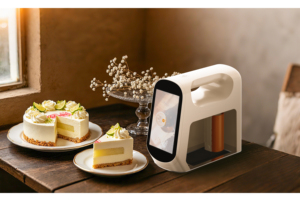 EVEBOT SMART Portable Handheld Coffee Printer, WiFi Edible <b>Ink</b> Food Printer for Coffee, Cake, Macaron, Biscuit & Toast <b>Printing</b> - Product Image 6