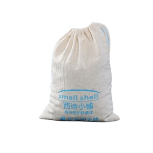 Sacs en toile de jute écologiques personnalisés, petits, moyens et grands, en couleurs assorties, sac en chanvre naturel avec motif de dessin animé - Product Image 1