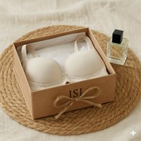 Boîte d'emballage en carton de style tiroir avec fermeture magnétique de luxe, finition mate, doublure en satin de coton, matériaux recyclés pour maillot de bain