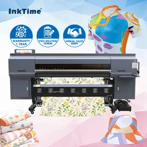 เครื่องพิมพ์สีระเหิด15 I3200 Printheads,เครื่องพิมพ์สีระเหิด1.9M เครื่องพิมพ์อุตสาหกรรม