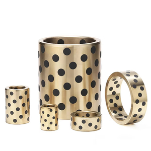 Yağsız kendinden yağlama grafit bronz sürgülü burç 4/5/6/8/10mm bakır kol pirinç kılavuz rulman - Product Image 3