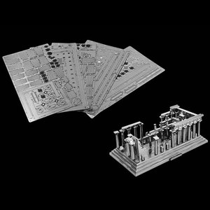 Máy bay mô hình Bộ dụng cụ 3D kim loại giáo dục Câu Đố khắc thép không gỉ Sheets jeux de câu đố - Product Image 4