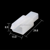 Conector de cableado 2.8 para controlador de circuito de motocicleta DJ7021A-2.8-11/21, conector automotriz de nailon 2.8-2 orificios para coche