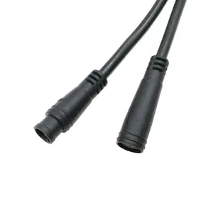 M8 Pvc Elektrische Draad Connector Ip67 Mannelijke Naar Vrouwelijke Waterdichte 8 Pin Led-Stroomkabel