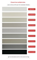 Lot de 10 protections d'angle murales modernes en métal étanche, garnitures de carrelage autocollantes à 90 degrés pour cadre de porte et plinthe de meuble