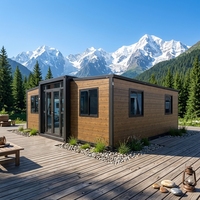 Maison conteneur extensible HUAYING - Habitation modulaire préfabriquée pour hôtel, supermarché, usage commercial, étanche, résistante au vent, garantie 5 ans
