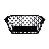 Calandre avant pour Audi A4 S4 B8 RS4 2013 2014 2015, pièces de carrosserie, grille de radiateur nid d'abeille, pare-chocs, noir brillant