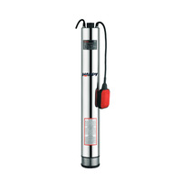 Pompe submersible pour puits profond en acier inoxydable AISI304 durable de 4 pouces, 0,5 ch-1,5 ch, pour usage domestique et irrigation