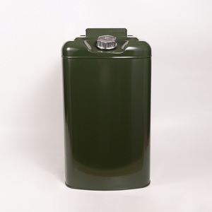 Bidon à <span class=keywords><strong>essence</strong></span> carré en <span class=keywords><strong>métal</strong></span> 10/15/20/25/30/35/40 litres Vert en fer pour carburant - Product Image 2