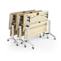 Table de réunion pliante moderne en métal personnalisable – Mobilier de salle de conférence pliable pour hôtel, hôpital, bureau, formation – Vente en gros