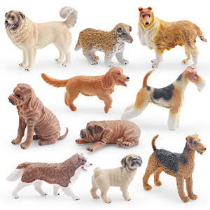 Perro mascota modelo Animal simulado niños educativo <span class=keywords><strong>Shar</strong></span> Pei Collie Pastor figurita de juguete - Product Image 2