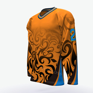 Nouveau design de maillot de gardien de but sublimé Hockey bon marché maillot de hockey sur glace Sublimation personnalisé joueurs de l'équipe Club vêtements de hockey sur glace - Product Image 2