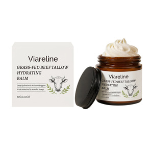 Bálsamo hidratante de sebo de animales alimentados con pasto, crema ligera hidratante no pegajosa para una piel facial suave, cuidado diario - Product Image 1