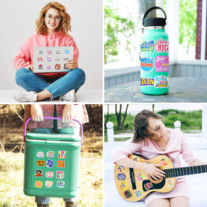 50 pegatinas motivacionales con <span class=keywords><strong>frases</strong></span> en inglés, troqueladas, de vinilo PP impermeable, para equipaje y diario. - Product Image 5