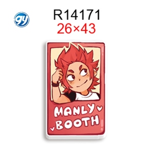 Anime <span class=keywords><strong>BNHA</strong></span> ciondoli in resina planar flat back artigianali accessori acrilici per forcina per telefono - Product Image 4