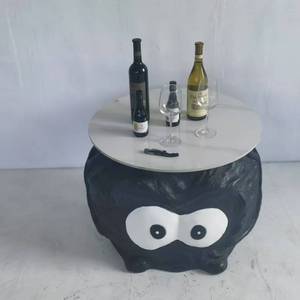 Lámpara LED de <span class=keywords><strong>Totoro</strong></span> de Hayao Miyazaki, Miniatura de Hada Luminosa, Linda Bola de Carbón Negra, Multifuncional, Minimalista Moderna, para Café - Product Image 3
