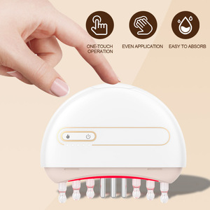 หวีไฟฟ้า LFmina สำหรับ<span class=keywords><strong>นวด</strong></span>ศีรษะ ลดการหลุดร่วงของเส้นผม พร้อมแสงสีแดง หินหยก และแปรงพลาสติก รุ่น 2405-EW - Product Image 2