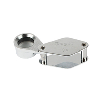 Loupe japonaise série RUPER avec grossissement 8X/10X, lentille double en verre de 15 mm/21 mm/28 mm pour l'inspection des bijoux et des pierres précieuses