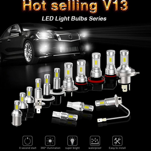 Mini tamaño 1:1 diseño H1 H3 LED luz antiniebla 80W Canbus CSP 3570 Chip H4 H7 H11 9005 H27 9006 880 PSX26 LED coche globo DC 12V - Product Image 4