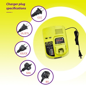 P117 18V One+ Pengisi Daya Baterai Cepat Dual Chemistry Kompatibel dengan Baterai Ryobi 12V-18V Ni-Cd Ni-Mh Li-ion P108 dengan 2 Port USB - Product Image 6