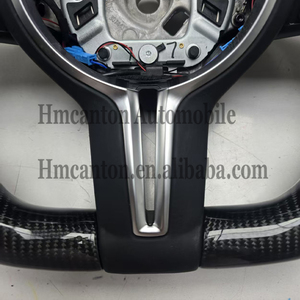 พวงมาลัยหนังคาร์บอนไฟเบอร์สำหรับรถยนต์ BMW ซีรีส์ 3 ซีรีส์ 5 รุ่น F10 F20 F30 F90 F01 F02 สินค้าใหม่ขายส่ง - Product Image 3