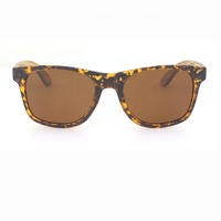Lunettes de soleil de marque personnalisées haut de gamme, légères, verres polarisés, protection UV, branches en bois confortables, plusieurs montures