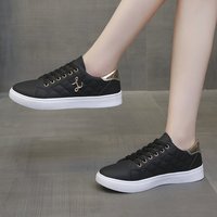 Nouvelles Chaussures de Sport Blanches Style Coréen pour Femme, Baskets Basses Décontractées pour l'Hiver 2025