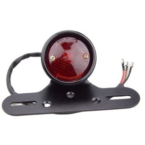 Đèn hậu phanh xe máy GOOFIT cho <span class=keywords><strong>Harley</strong></span> Chopper Bobber Custom 12V Cafe Racer, đèn xi nhan và đèn phanh - Product Image 1