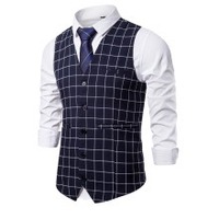 Gilet de Costume Homme Slim Noir Style Chinois pour Mariage, Cérémonie ou Affaires – Court, Respirant et Imperméable