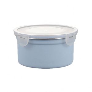 Office <b>Lunch</b> Box Microwave Refrigerator Safe 304 Stainless Steel Food Grade Moisture-Proof Sealed Preservation Box for Outdoor - Product Image 1
