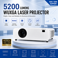 Projecteur laser professionnel 5200 lumens WUXGA 1920x1200 pour l'éducation en classe et les présentations professionnelles