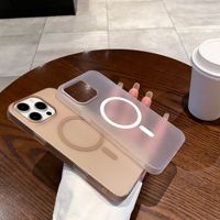 Étuis étanches pour téléphone portable pour Iphone 16 étui givré coque dure magnétique brume de glace couverture transfrontalière étui de téléphone lumineux
