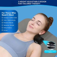 Oreiller de relaxation pour le cou et les épaules en forme de U, rembourré en EVA, dispositif de traction cervicale pour l'alignement de la colonne cervicale - Noël