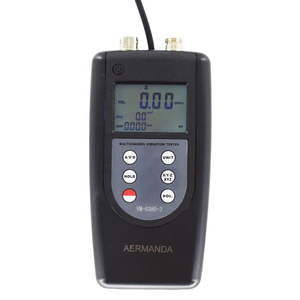 LANDTEK Digitale 3-assige piezoelektrische versnellingsmeter met hoge nauwkeurigheid, 3-kanaals draagbare vibrometer VM-6380, IP67 bescherming, testen - Product Image 5
