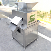 Industriële automatische dubbelrol sapcentrifuge met SUS304 behuizing, multi-voltage voor de productie van meerdere soorten fruitpulp/sap
