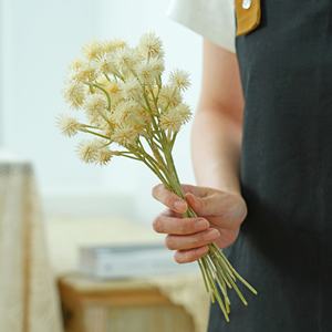 नए आगमन यथार्थवादी विंटेज प्लास्टिक कृत्रिम चेस्टनट बंडल कॉफी टेबल शरद ऋतु सजावट नट स्टेम ब्राउन कांटा बॉल - Product Image 4