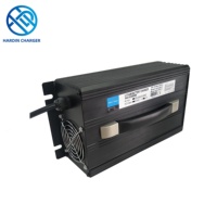 Chargeur de batterie multi-tension 1200W 48V 20A 110V/220V en aluminium pour batteries au plomb 100-180Ah, chariots de golf et voitures électriques