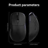 Ajazz AJ179PMC Gaming Mouse 56G Ringan PAW3311 Tri Mode RGB Basis Pengisian Daya Magnetik Oem Kustom Untuk Pengguna Game ESports