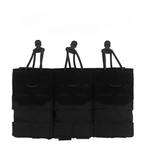 Premium 1000D BSCI Fábrica de tiro al aire libre Single <span class=keywords><strong>trouble</strong></span> doble kangroo stacker Tactical Mag Pouch - Product Image 4