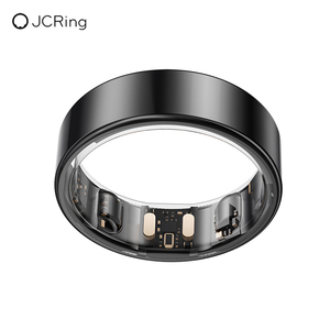 JCRing X6B cincin pintar baja tahan karat 5Atm tahan air cincin kebugaran pintar klon cincin pintar sistem Ios produk kesehatan wanita - Product Image 1